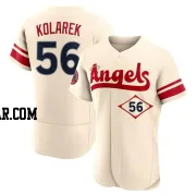 Adam Kolarek Men's Los Angeles Angels Cream Authentic 2022 City Connect Jersey