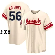 Adam Kolarek Men's Los Angeles Angels Cream Replica 2022 City Connect Jersey