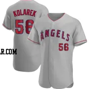 Adam Kolarek Men's Los Angeles Angels Gray Authentic Road Jersey