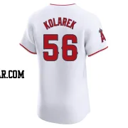 Adam Kolarek Men's Los Angeles Angels White Elite Home Jersey