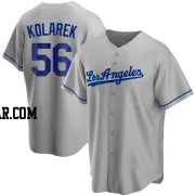 Adam Kolarek Men's Los Angeles Dodgers Gray Replica Road Jersey