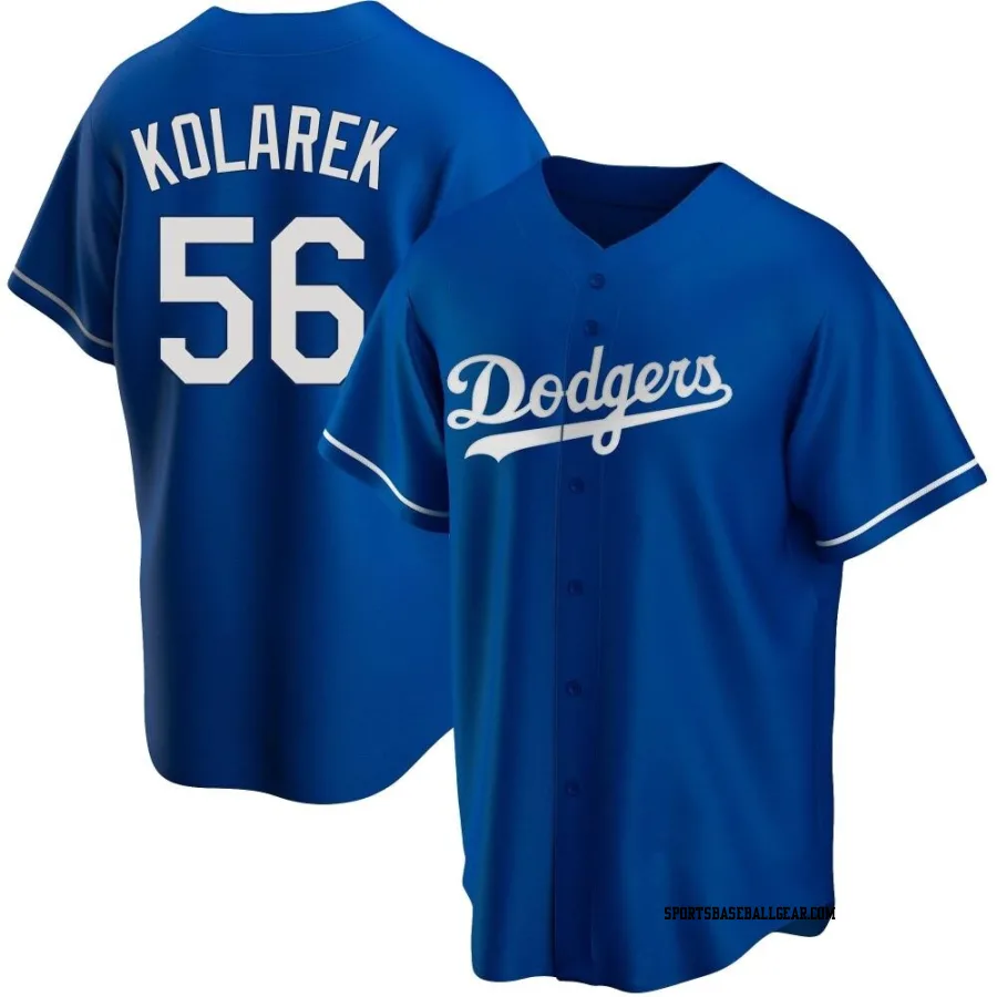 Adam Kolarek Men's Los Angeles Dodgers Royal Replica Alternate Jersey