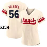 Adam Kolarek Women's Los Angeles Angels Cream Authentic 2022 City Connect Jersey