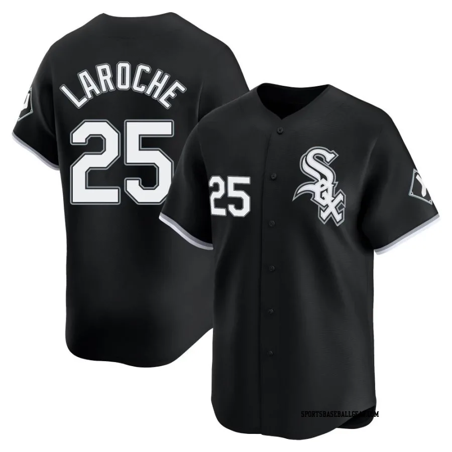 Adam LaRoche Men's Chicago White Sox Black Limited Alternate Jersey