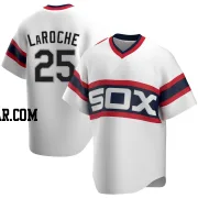 Adam LaRoche Men's Chicago White Sox White Replica Cooperstown Collection Jersey