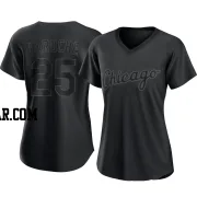 Adam LaRoche Women's Chicago White Sox Black Authentic Pitch Fashion Jersey