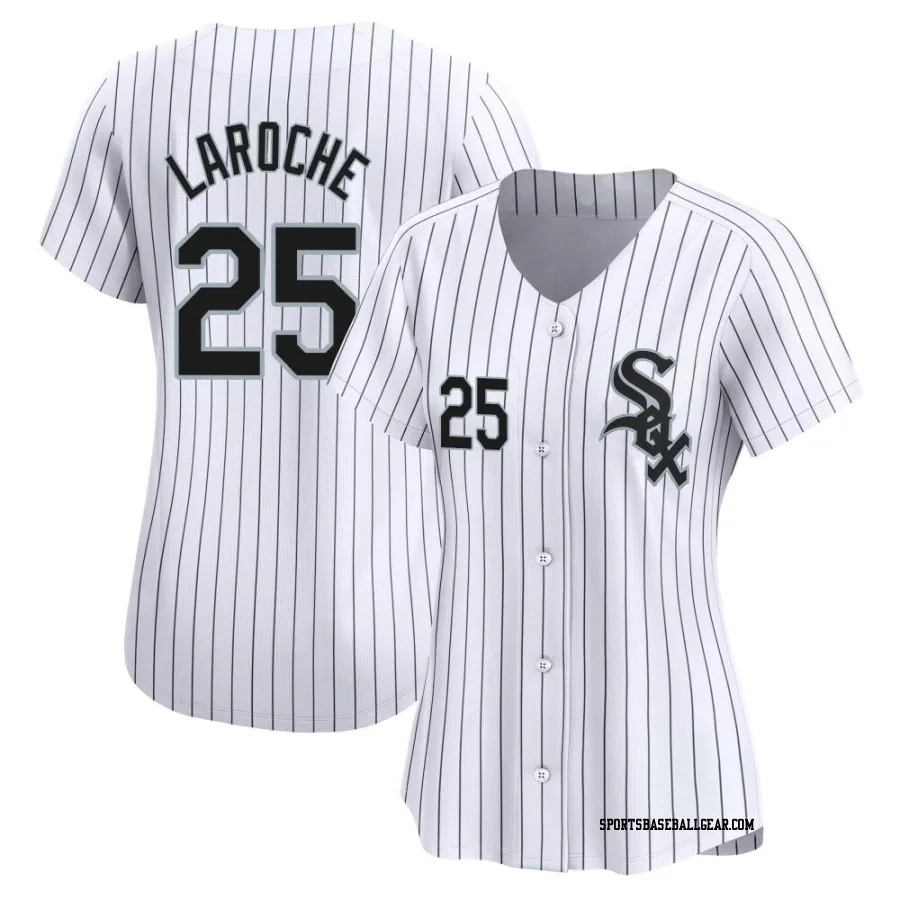 Adam LaRoche Women's Chicago White Sox White Limited Home Jersey