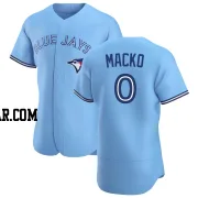 Adam Macko Men's Toronto Blue Jays Blue Authentic Powder Alternate Jersey