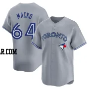 Adam Macko Men's Toronto Blue Jays Gray Limited Away Jersey