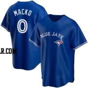 Adam Macko Men's Toronto Blue Jays Royal Replica Alternate Jersey