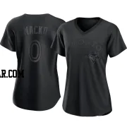 Adam Macko Women's Toronto Blue Jays Black Authentic Pitch Fashion Jersey