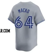 Adam Macko Youth Toronto Blue Jays Gray Limited Away Jersey