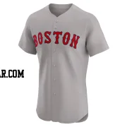 Adam Magpoc Men's Boston Red Sox Gray Elite Road Jersey