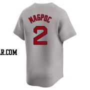 Adam Magpoc Men's Boston Red Sox Gray Limited Away Jersey