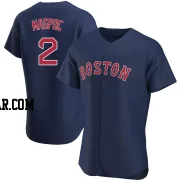 Adam Magpoc Men's Boston Red Sox Navy Authentic Alternate Jersey