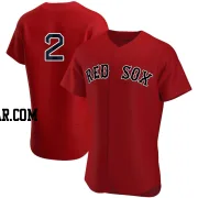 Adam Magpoc Men's Boston Red Sox Red Authentic Alternate Team Jersey