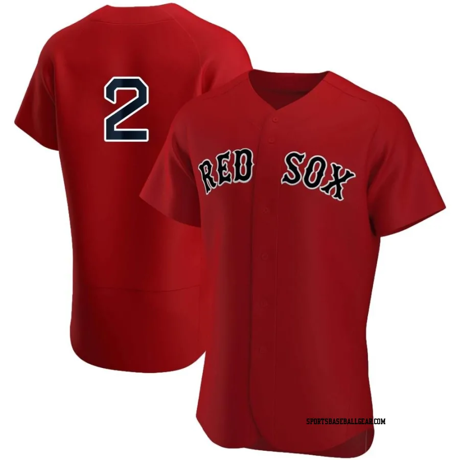 Adam Magpoc Men's Boston Red Sox Red Authentic Alternate Team Jersey