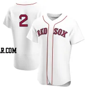 Adam Magpoc Men's Boston Red Sox White Authentic Home Team Jersey