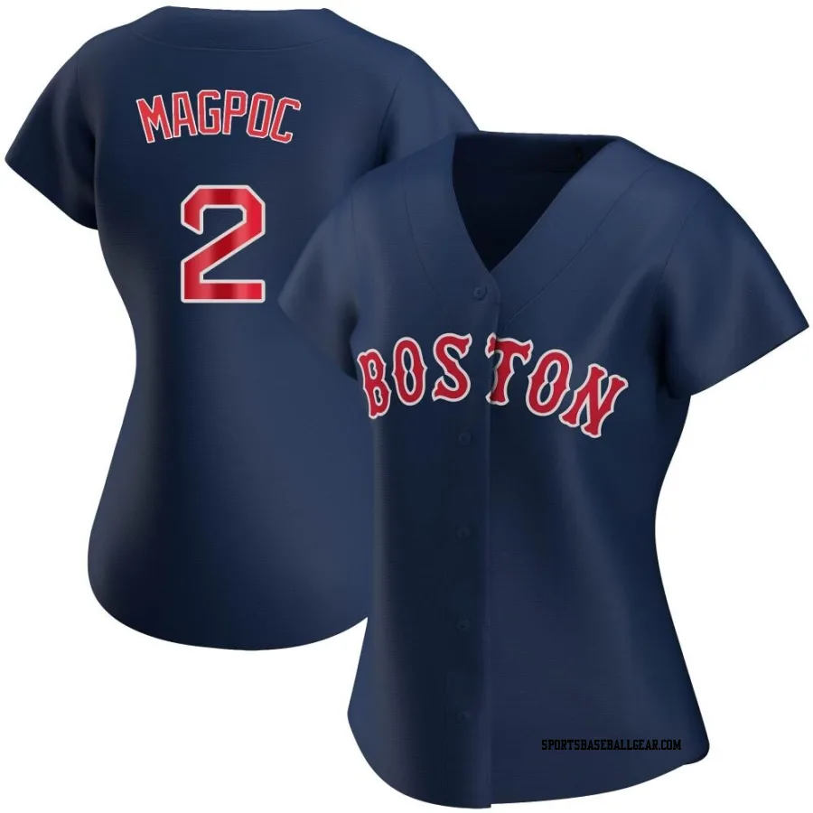 Adam Magpoc Women's Boston Red Sox Navy Authentic Alternate Jersey