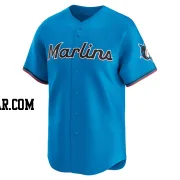 Adam Mazur Men's Miami Marlins Blue Limited Alternate Jersey