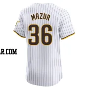 Adam Mazur Men's San Diego Padres White Elite Home Jersey