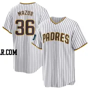 Adam Mazur Youth San Diego Padres White Replica 2024 World Tour Seoul Series Home Jersey