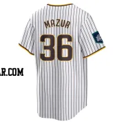 Adam Mazur Youth San Diego Padres White Replica 2024 World Tour Seoul Series Home Jersey