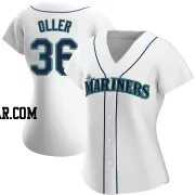 Adam Oller Women's Seattle Mariners White Replica Home Jersey