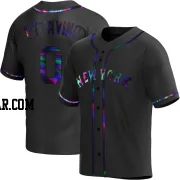 Adam Ottavino Men's New York Mets Black Holographic Replica Alternate Jersey