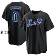 Adam Ottavino Men's New York Mets Black Replica 2022 Alternate Jersey