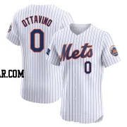 Adam Ottavino Men's New York Mets White Elite Home Patch Jersey