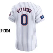 Adam Ottavino Men's New York Mets White Elite Home Patch Jersey