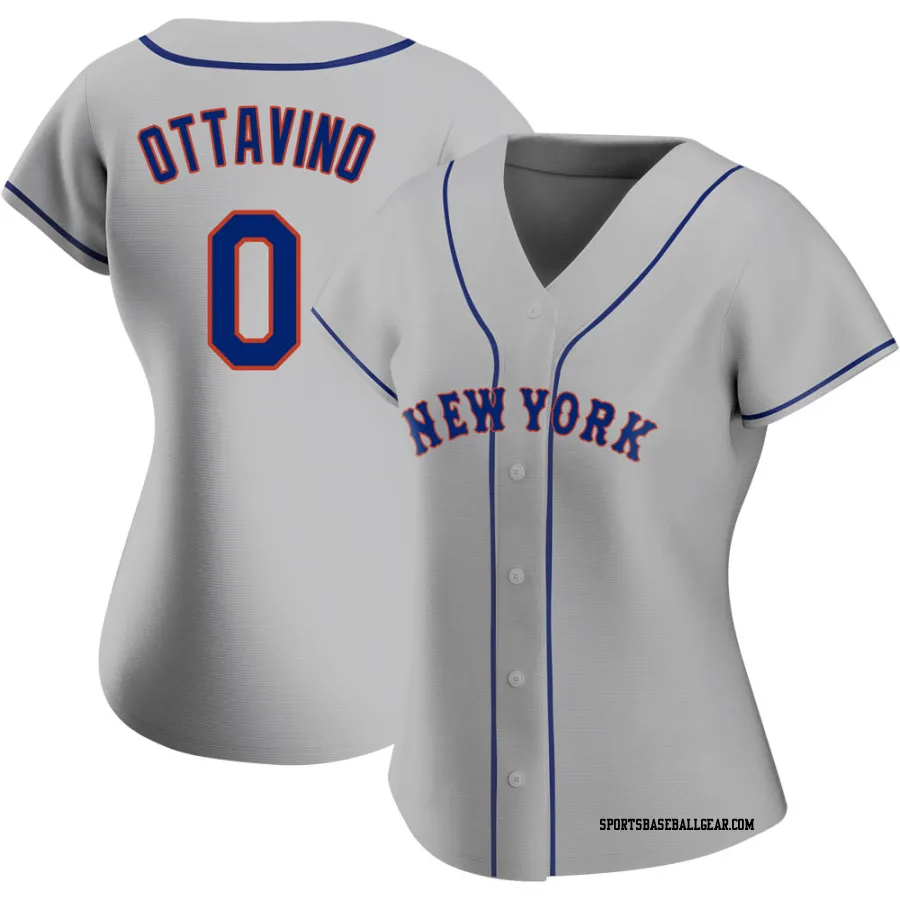 Adam Ottavino Women's New York Mets Gray Authentic Road Jersey