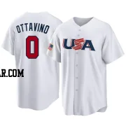 Adam Ottavino Youth New York Mets White Replica USA Baseball 2023 World Baseball Classic Jersey