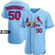 Adam Wainwright Men's St. Louis Cardinals Light Blue Authentic Alternate Jersey