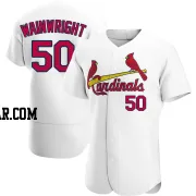 Adam Wainwright Men's St. Louis Cardinals White Authentic Home Jersey