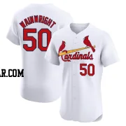 Adam Wainwright Men's St. Louis Cardinals White Elite Home Jersey