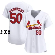 Adam Wainwright Women's St. Louis Cardinals White Limited Home Jersey