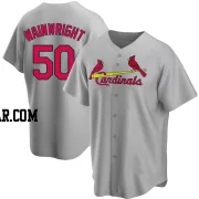 Adam Wainwright Youth St. Louis Cardinals Gray Replica Road Jersey