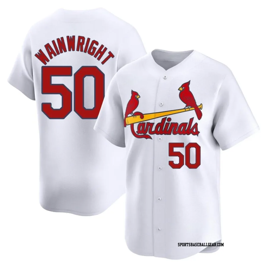 Adam Wainwright Youth St. Louis Cardinals White Limited Home Jersey