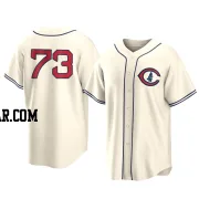 Adbert Alzolay Men's Chicago Cubs Cream Replica 2022 Field Of Dreams Jersey