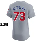 Adbert Alzolay Men's Chicago Cubs Gray Elite Road Jersey