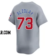 Adbert Alzolay Men's Chicago Cubs Gray Limited Road Jersey