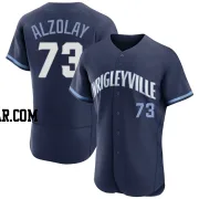 Adbert Alzolay Men's Chicago Cubs Navy Authentic 2021 City Connect Jersey