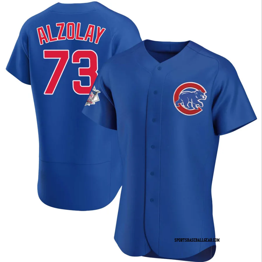 Adbert Alzolay Men's Chicago Cubs Royal Authentic Alternate Jersey