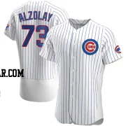 Adbert Alzolay Men's Chicago Cubs White Authentic Home Jersey