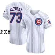 Adbert Alzolay Men's Chicago Cubs White Elite Home Jersey