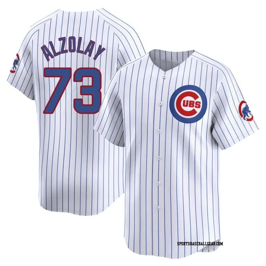 Adbert Alzolay Men's Chicago Cubs White Limited Home Jersey