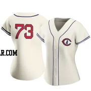 Adbert Alzolay Women's Chicago Cubs Cream Replica 2022 Field Of Dreams Jersey