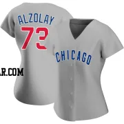 Adbert Alzolay Women's Chicago Cubs Gray Authentic Road Jersey